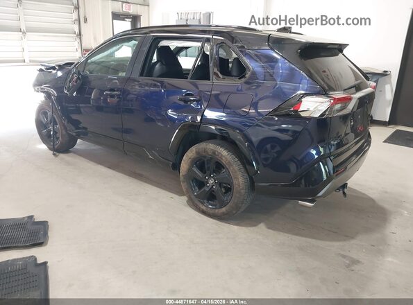 2T3E6RFV9MW006375 2021 TOYOTA RAV4 HYBRID Blue Trasero izquierdo