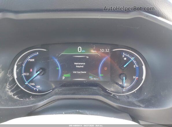 2T3EWRFV9LW072875 2020 TOYOTA RAV4 HYBRID Dark Blue Вид задніх сидінь
