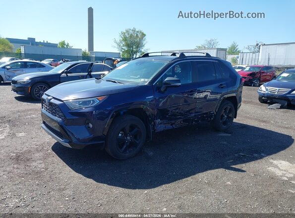 2T3EWRFV9LW072875 2020 TOYOTA RAV4 HYBRID Dark Blue Передня ліва чверть