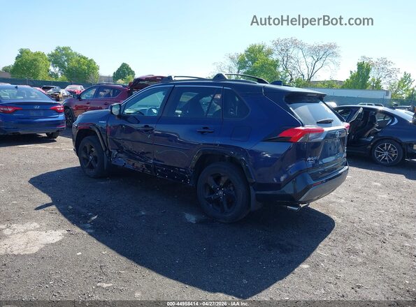 2T3EWRFV9LW072875 2020 TOYOTA RAV4 HYBRID Dark Blue Задня ліва чверть