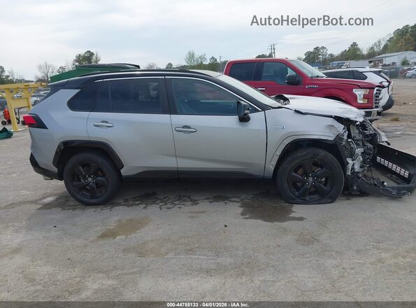 2T3EWRFVXKW015406 2019 TOYOTA RAV4 HYBRID Silver Панорамний вид салону 360°