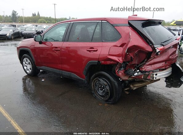 2T3F1RFV7NW272031 2022 TOYOTA LE Maroon Rear left