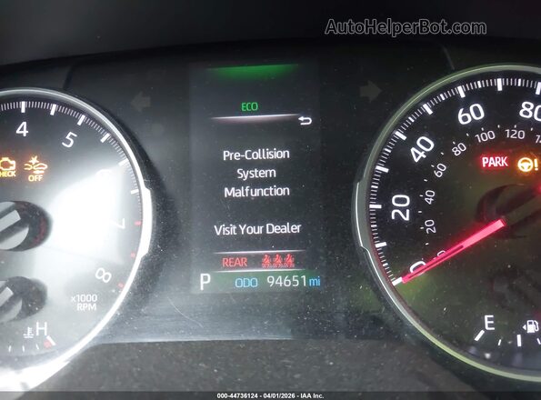 2T3F1RFV8KC057397 2019 TOYOTA LE Blue 