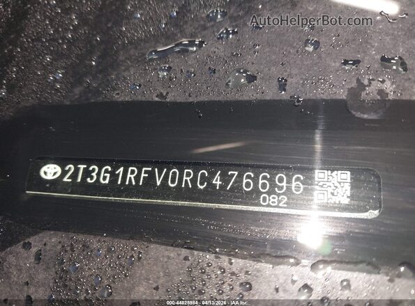 2T3G1RFV0RC476696 2024 TOYOTA LE Gray Շարժիչի բաժամունքի տեսք