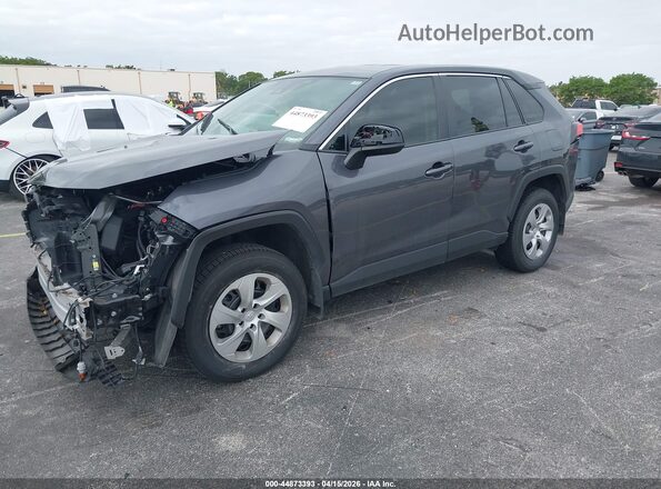 2T3H1RFV0RC261565 2024 TOYOTA LE Gray Առջևի ձախ երեք քառորդ տեսարան