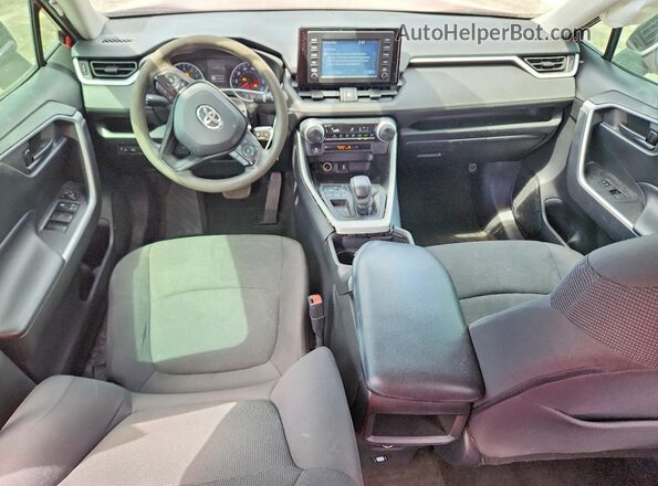 2T3H1RFV3KW046508 2019 TOYOTA LE Red Dashboard view