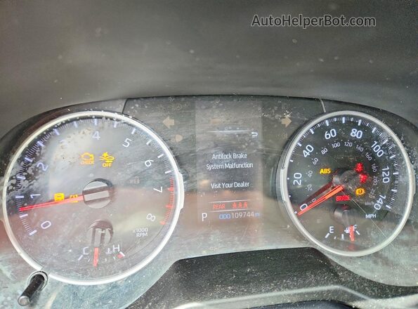 2T3H1RFV3KW046508 2019 TOYOTA LE Red Instrument cluster view