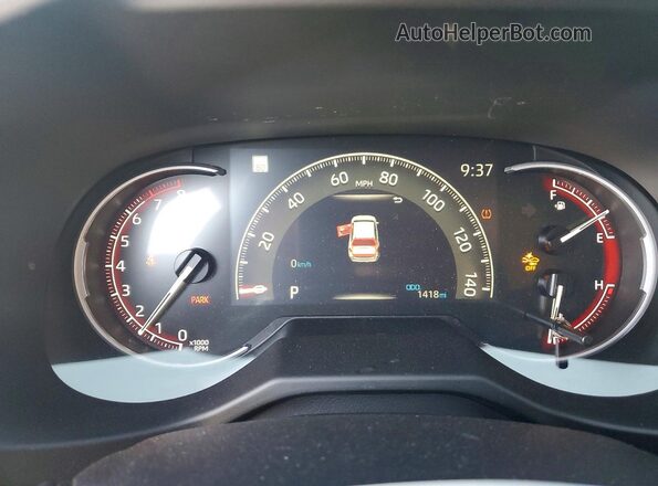 2T3H1RFV3SC353971 2025 TOYOTA LE Gray Vista del cuadro de instrumentos