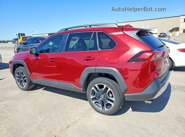 2T3J1RFV2KW030107 2019 TOYOTA RAV4 Red Trasero izquierdo