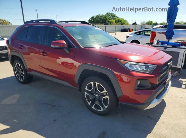 2T3J1RFV2KW030107 2019 TOYOTA RAV4 Red Delantero derecho