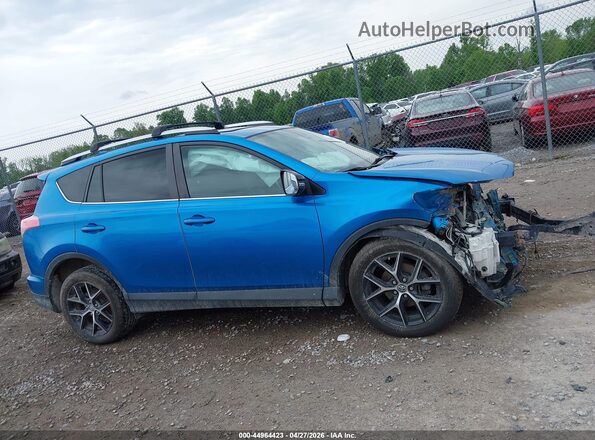 2T3JFREV4GW450445 2016 TOYOTA RAV4 Blue Вид щитка приладів