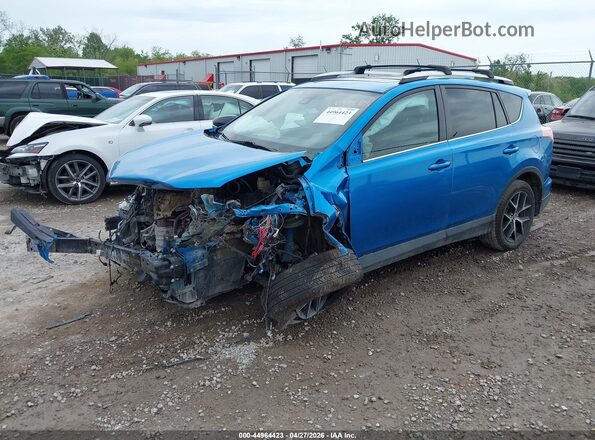 2T3JFREV4GW450445 2016 TOYOTA RAV4 Blue Передня ліва чверть