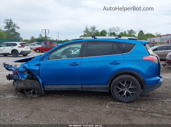 2T3JFREV4GW450445 2016 TOYOTA RAV4 Blue Вид задньої частини салону