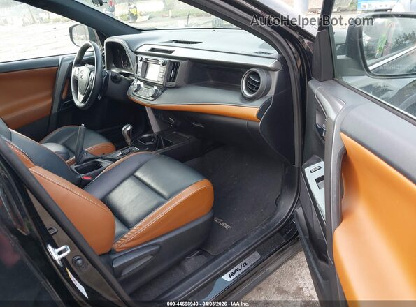 2T3JFREVXGW495552 2016 TOYOTA RAV4 Black Front interior view