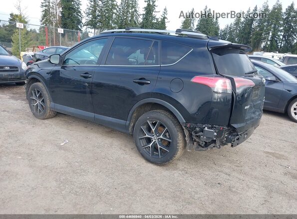 2T3JFREVXGW495552 2016 TOYOTA RAV4 Black Rear left