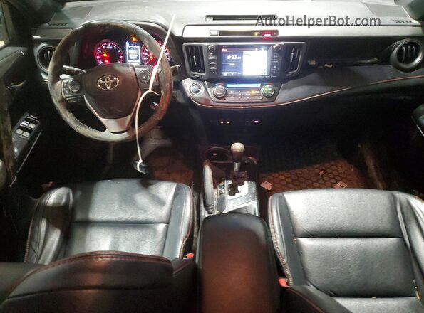 2T3JFREVXJW780503 2018 TOYOTA RAV4 Black Вид панелі приладів