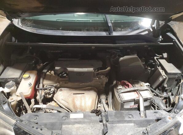 2T3JFREVXJW780503 2018 TOYOTA RAV4 Black Вид підкапотного простору