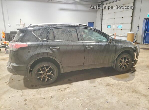 2T3JFREVXJW780503 2018 TOYOTA RAV4 Black Задня права чверть