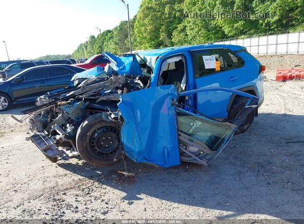 2T3K1RFV2MW146382 2021 TOYOTA LE Синий Передняя левая четверть