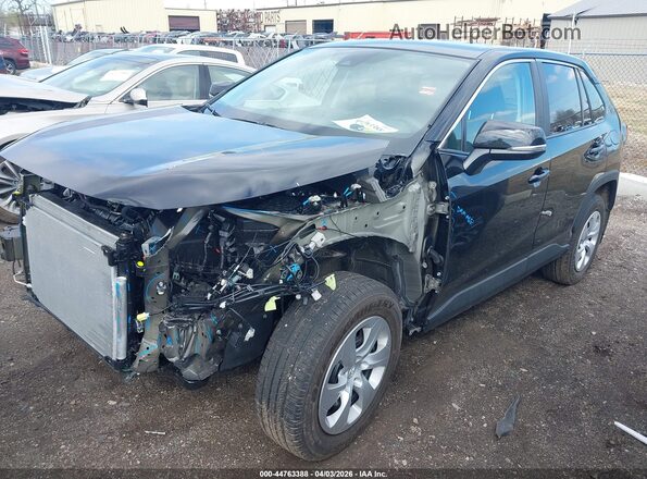 2T3K1RFV7SC359827 2025 TOYOTA LE Black Vista tres cuartos delantera izquierda
