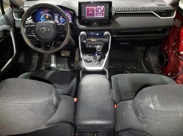 2T3MWRFV7KW014810 2019 TOYOTA LE Burgundy Առջևի վահանակի տեսք