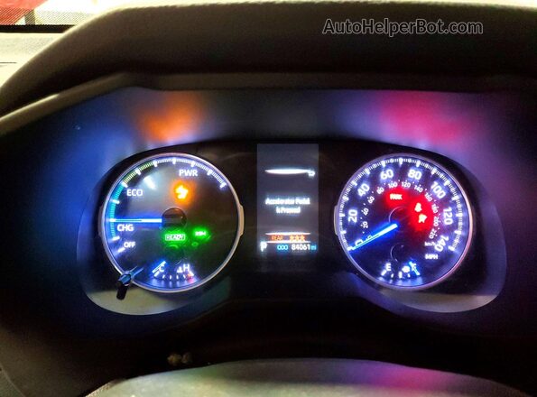 2T3MWRFV7KW014810 2019 TOYOTA LE Burgundy Սարքավորումների վահանակի տեսք