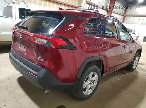 2T3MWRFV7KW014810 2019 TOYOTA LE Burgundy Հետևի աջ