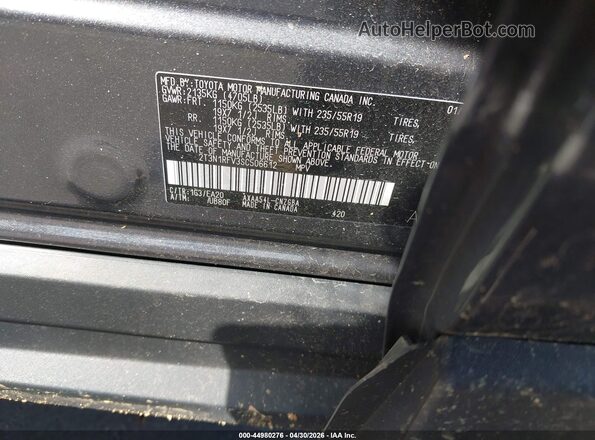 2T3N1RFV3SC506612 2025 TOYOTA LIMITED Gray Engine compartment view