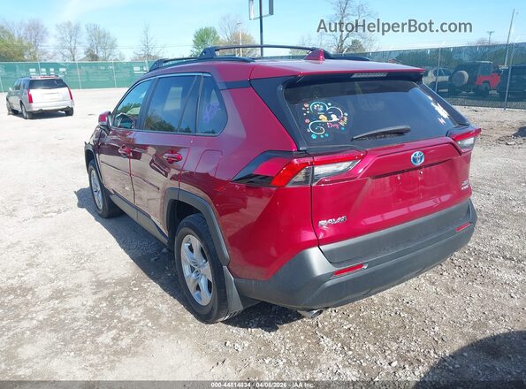 2T3R6RFV7MW014301 2021 TOYOTA LE Red Trasero izquierdo