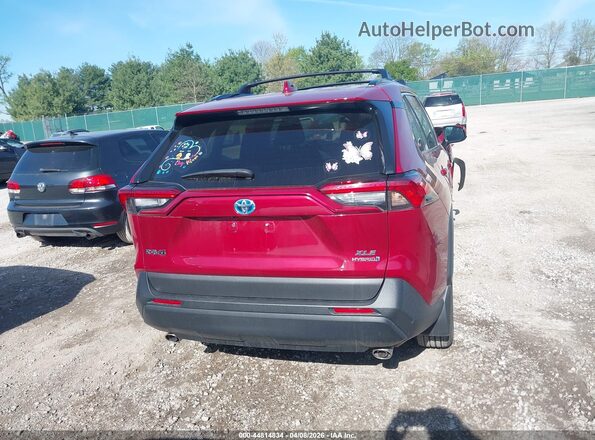 2T3R6RFV7MW014301 2021 TOYOTA LE Red 