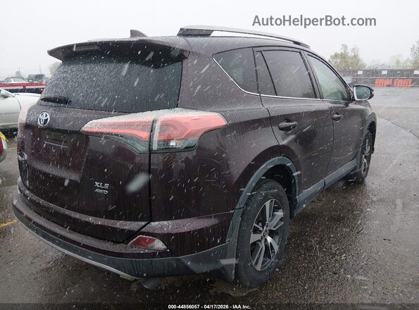 2T3RFREV2JW807020 2018 TOYOTA LE Purple Հետևի աջ