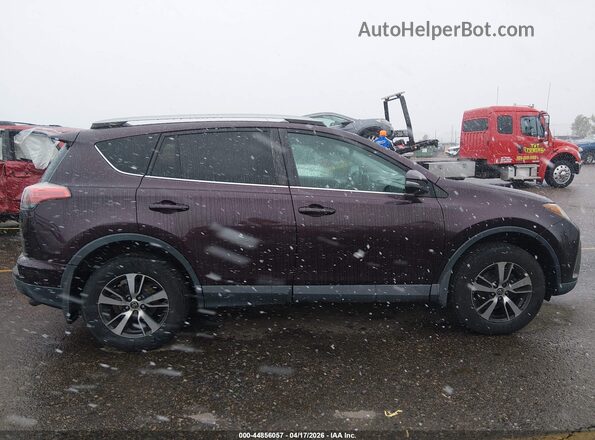 2T3RFREV2JW807020 2018 TOYOTA LE Purple Սալոնի 360 աստիճան տեսք