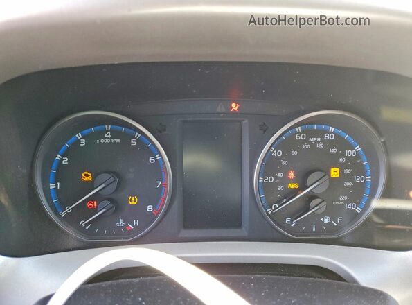 2T3RFREV4HW649970 2017 TOYOTA LE Black Widok zestawu wskaźników