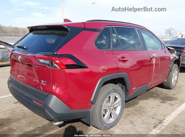 2T3RWRFV6SW259569 2025 TOYOTA LE Red Rear right