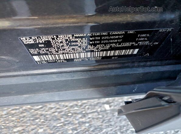 2T3RWRFV7SW280429 2025 TOYOTA LE Gray Widok wnętrza 360 stopni