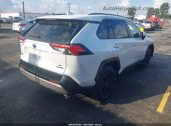 2T3T6RFV3PW045345 2023 TOYOTA RAV4 HYBRID White Rear right