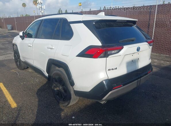 2T3T6RFV3PW045345 2023 TOYOTA RAV4 HYBRID White Rear left