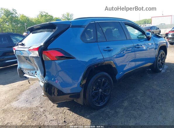 2T3T6RFV6RW079878 2024 TOYOTA RAV4 HYBRID Light Blue Задняя правая четверть