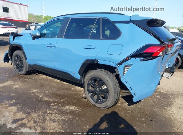 2T3T6RFV6RW079878 2024 TOYOTA RAV4 HYBRID Light Blue Задняя левая четверть