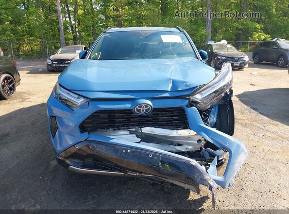 2T3T6RFV6RW079878 2024 TOYOTA RAV4 HYBRID Light Blue Вид щитка приборов