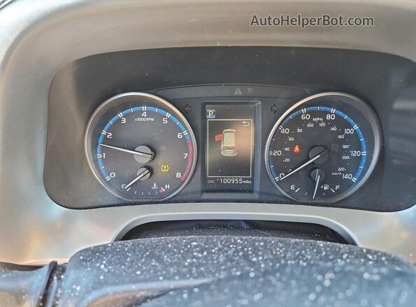 2T3WFREV0JW459494 2018 TOYOTA RAV4 Black ხელსაწყოთა პანელის ხედი