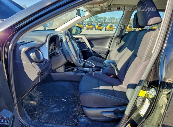 2T3WFREV0JW459494 2018 TOYOTA RAV4 Black წინა სალონის ხედი