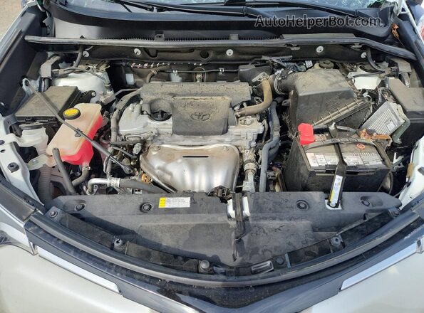 2T3YFREV2HW401132 2017 TOYOTA RAV White ძრავის განყოფილების ხედი