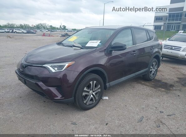 2T3ZFREV0JW508285 2018 TOYOTA LE Темно-бордовый Передняя левая четверть