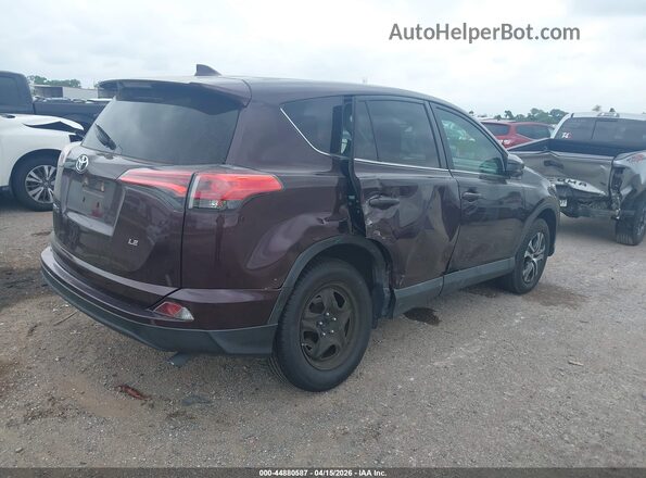 2T3ZFREV0JW508285 2018 TOYOTA LE Темно-бордовый Задняя правая четверть