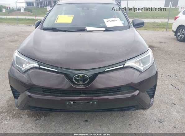 2T3ZFREV0JW508285 2018 TOYOTA LE Темно-бордовый Вид щитка приборов