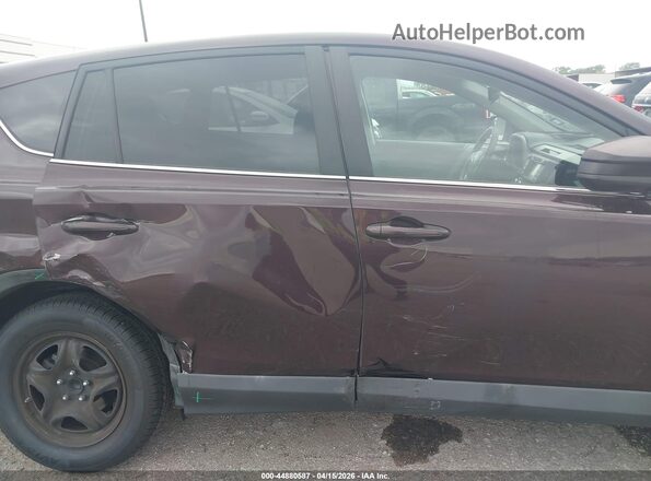 2T3ZFREV0JW508285 2018 TOYOTA LE Темно-бордовый Вид задней части салона