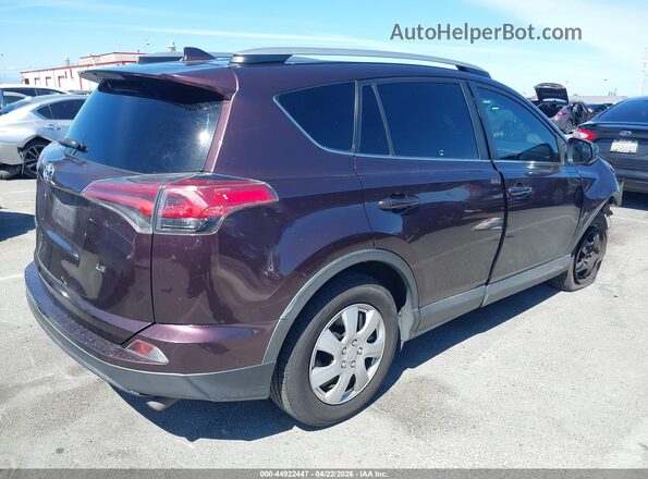 2T3ZFREV7HW365121 2017 TOYOTA LE Maroon Tył prawy