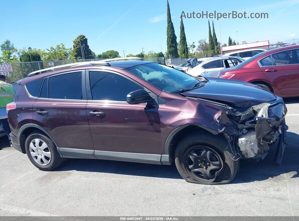 2T3ZFREV7HW365121 2017 TOYOTA LE Maroon Widok wnętrza z tyłu