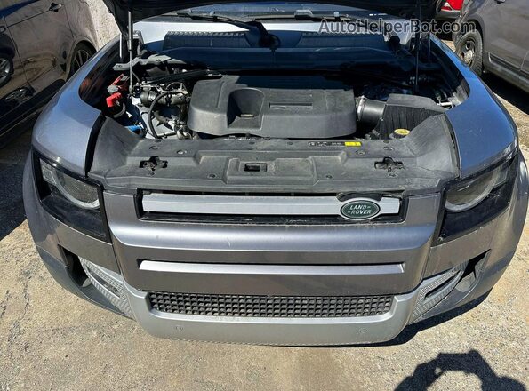 SALEP7RU4M2047972 2021 LAND ROVER DEFENDER Gray Առջևի վահանակի տեսք